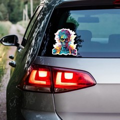 Pop Art Zombie Undead – Vinyl Decal Sticker – Car Window Laptop – ebn12059