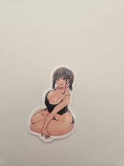 Anime & Manga Multicolor Vinyl Sticker Decal, Decorative Wall