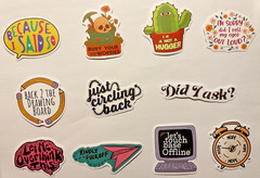 Adult Humor Meme Waterproof STICKERS DIY phones, scuba, helmets, cases