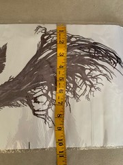 Scary Bat Vinyl Window Cling Decal 28 In x 10 In NEW See Pictures
