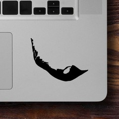 Sanibel Island Outline Vinyl Decal – Florida Map Sticker – Beach Coastal Art