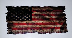 Distressed American Flag Vinyl Decal Sticker USA 2A patriotic United States