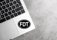 FDT Decal Sticker F Donald Trump Democrat Liberal Hillary Biden Kamala Harris US