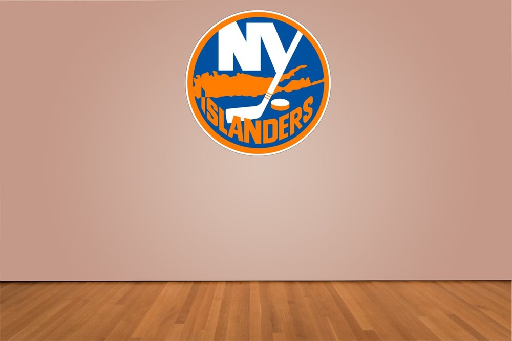New York Islanders Indoor Wall Vinyl Decal Sticker 5″ – 52″
