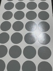 Polka Dot, Circle Marker Stickers – Permanent Outdoor Vinyl Sticker Decal