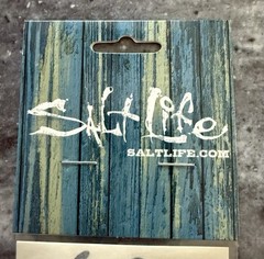 2 pcs Salt Life Vinyl Decal Sticker UV Rated for Car Boat Window Black Ocean