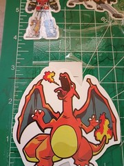 POKEMON STICKER XCHARIZARD 3X3 INCHES STICKER X VYNIL DIE CUT STICKER HIGH GLOSS