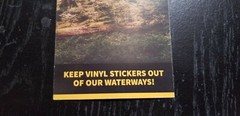 Yes to Adventure ~ Wood Sticker Decal ~ Bottle ~ Laptop ~ Car ~ USA Made Hiking