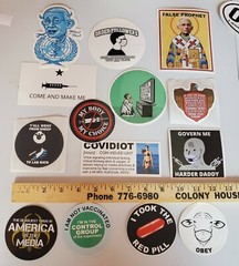 Vaccine 💉 GOV-DID PLANDEMIC HOAX STICKERS 3 Pack LOT YOU ARE THE RESEARCH