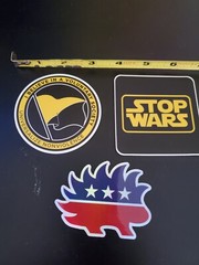 Anarcho-Capitalism Flag 3″ sticker Pro Liberty 🗽 Voluntary Society Sovereign