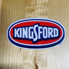 Kingsford Charcoal Grilling Barbecue 3.25″ Glossy Grill Red Logo Sticker Decal