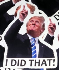 20 US SHIP Donald Trump “I DID THAT!” Stickers Decals Gas Station Pump Car 2×2.5
