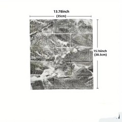 DIY 3D Brick Wallpaper Self Adhesive Foam Wall Sticker Waterproof Decor Panel