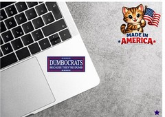 Dumbocrats Decal Sticker President Trump Nickname Liberals MAGA Funny Political