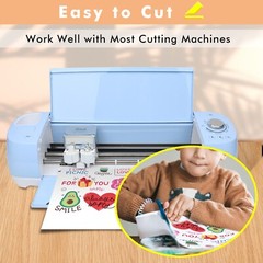30 Sheet A-SUB Printable Vinyl Clear Sticker Paper for Inkjet Printer Waterproof
