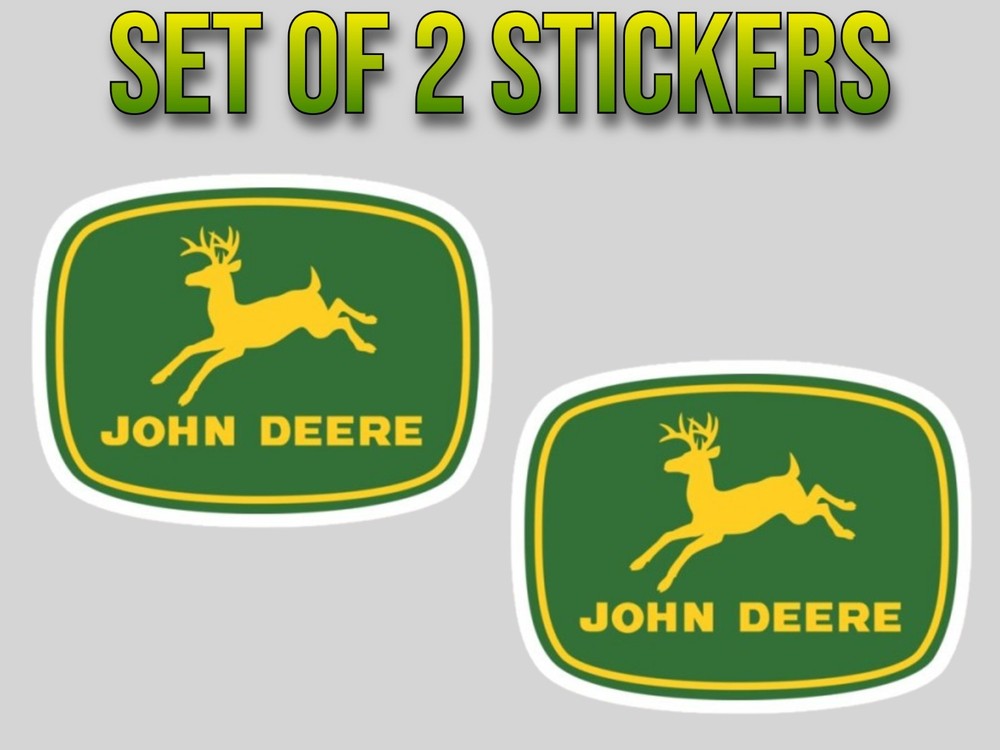 John Deere Vinyl Sticker/Decal -Vintage -Classic -Tractor -Racing -Garage -Farm
