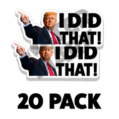 Donald Trump I DID THAT Stickers Decal Car Gas Pump Station 2″ Trump Sticker 5PK