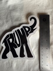 Donald Trump republican elephant Vinyl Decal – Made in USA