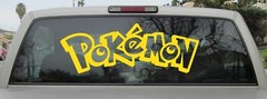 Pokemon Logo – Vinyl Decal – Pokemon Sticker – You Choose Size and Color