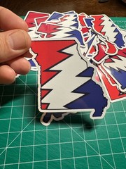 Missouri Stealie – Grateful Dead – Laminated Vinyl Sticker 3″x3″