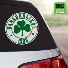 Panathinaikos Greece Big Laminated Vinyl Sticker Car Decal Calcomania Carro