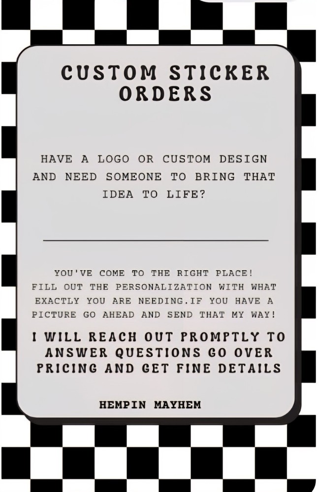 3×3 Custom Vinyl Stickers Set Of 25: Waterproof Logo Decals for Small Business