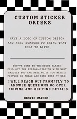 3×3 Custom Vinyl Stickers Set Of 25: Waterproof Logo Decals for Small Business