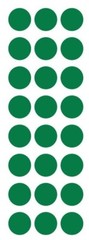 1″ Green Round Label Dots Stickers Color Coding Inventory 1 Inch Dot