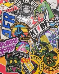 3×3 Custom Vinyl Stickers Set Of 25: Waterproof Logo Decals for Small Business