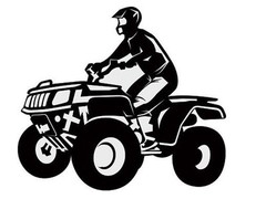 ATV Quad Boys Bedroom Motocross Kids Sports Wall Art Decal VINYL Sports
