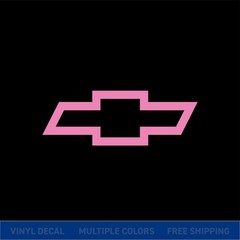 Chevy Bowtie Logo Vinyl Decal Sticker | Chevrolet Truck Car Window Graphic