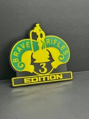 Custom LOGO company Emblem – Acrylic Car Badge w/ Your Text MULTICOLOR