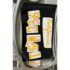 Gloss California Plate Wrap DIY Kit (DIFRENT COLORS AVALIABLE ) KIT 2 PLATES