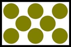 Polka Dot Circles Vinyl Decals Waterproof Outdoor Multiple Colors and Sizes