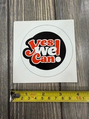 Yes We Can Motivational Sticker Decal Inspirational Art Vinyl Transfer