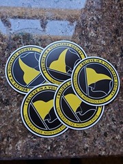 Anarcho-Capitalism Flag 3″ sticker Pro Liberty 🗽 Voluntary Society Sovereign