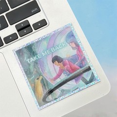 3×3 Epcot Horizons 3×3 Holographic Sticker Club Homemade FAST SHIP FREE SHIP