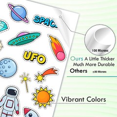 Koala Printable Vinyl Sticker Paper Waterproof Bulk 200 Matt Inkjet Laser Print