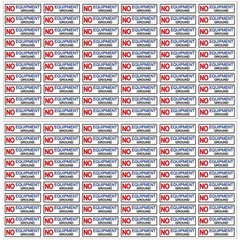 120 Pcs NO Equipment Ground Luminous Small 0.3×1 inches, Red, Black, Blue
