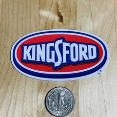 Kingsford Charcoal Grilling Barbecue 3.25″ Glossy Grill Red Logo Sticker Decal
