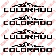 Chevy Colorado Mountains Offroad Decal Logo – Any Color Any Size