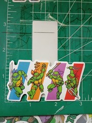 TMNT STICKER X VYNIL HIGH GLOSS DIECUT STICKER X 3x 1.5 INCHES STICKER X TMNT…