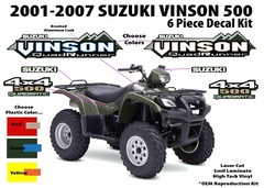 Suzuki Vinson 500 4×4 OEM ATV Tank Decal Sticker Emblem King Quad QuadRunner LTA