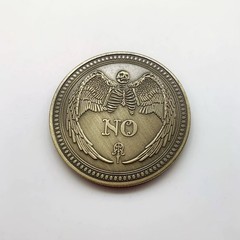 Yes or No Novelty Decision Coin Ouija Mystical Bronze Souvenir Free Shipping!