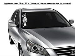 Custom Personalized Graffiti Tag Name Decal Sticker for Car Window Tumbler Wall