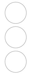 3″ Clear Round Tamper Seal Label Dots Stickers Package Seals 3 Inch Dot