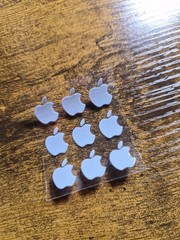 9 pc. A Logo Gray 1/2 in tall UV DTF Decal Sticker waterproof USA