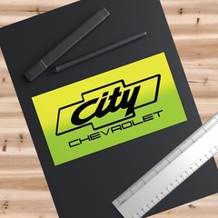 Days of Thunder City Chevrolet Bumper Sticker – Movie Lover – Vinyl Decal