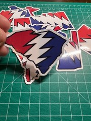 South Carolina Stealie – Grateful Dead – Laminated Vinyl Sticker 3″x2.5″