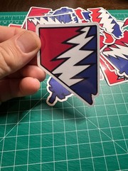 Nevada Stealie – Grateful Dead – Laminated Vinyl Sticker 2″x3″